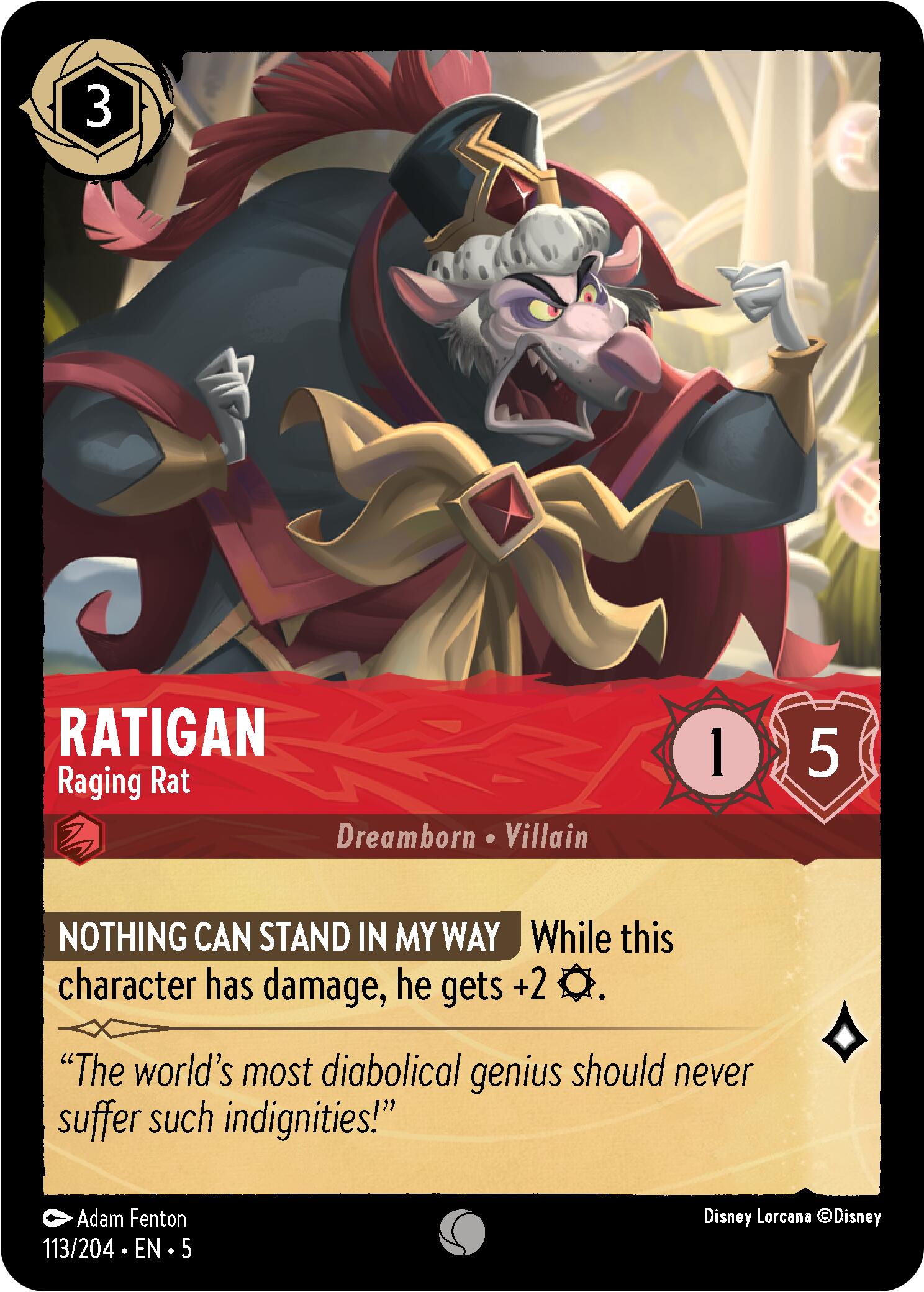 Ratigan - Raging Rat (113/204) [Shimmering Skies] | Total Play