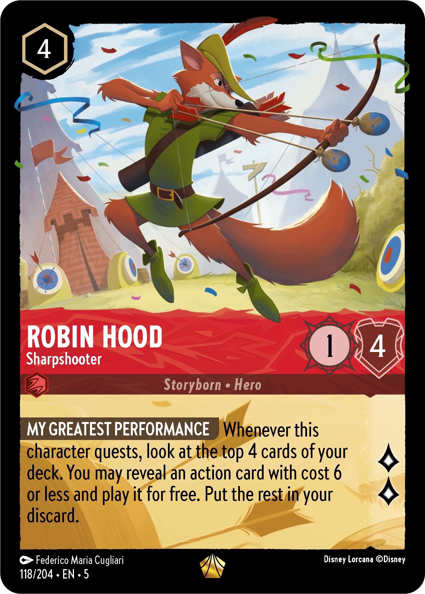 Robin Hood - Sharpshooter (118/204) [Shimmering Skies] | Total Play