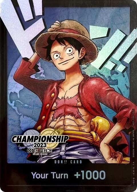 DON!! Card (Monkey.D.Luffy) (2023 World Championship Finals) [One Piece Promotion Cards] | Total Play