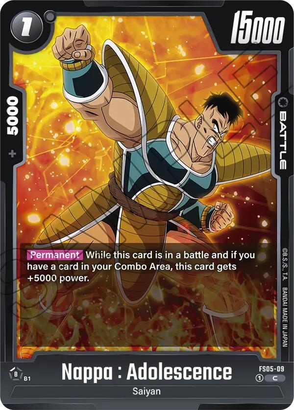 Nappa : Adolescence [Starter Deck: Bardock] | Total Play