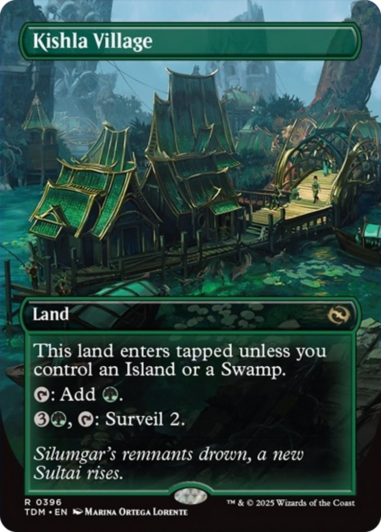 Kishla Village (Borderless) [Tarkir: Dragonstorm] | Total Play