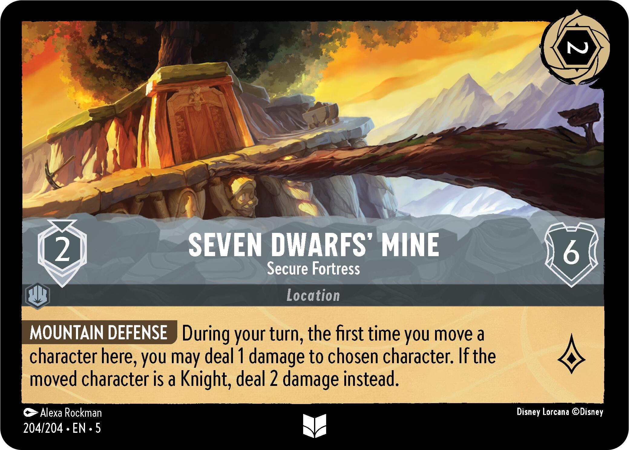 Seven Dwarfs' Mine - Secure Fortress (204/204) [Shimmering Skies] | Total Play
