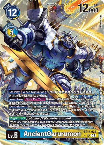 AncientGarurumon [BT17-028] (Alternate Art) [Secret Crisis] | Total Play