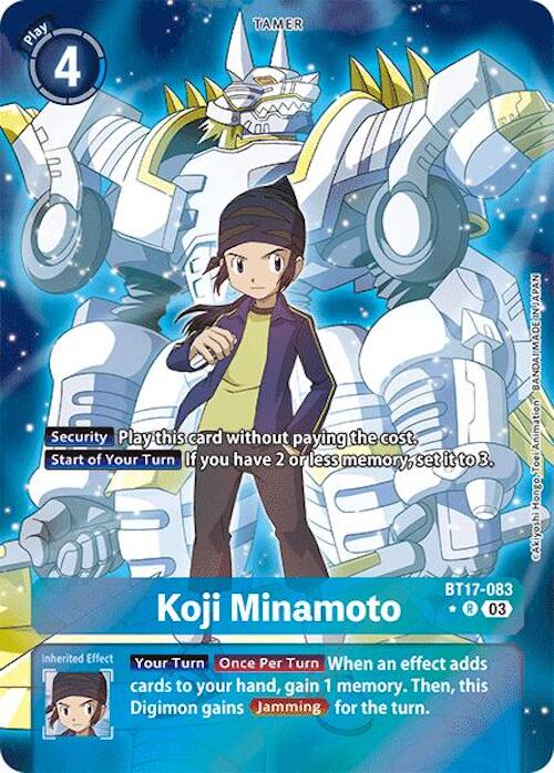 Koji Minamoto [BT17-083] (Alternate Art) [Secret Crisis] | Total Play