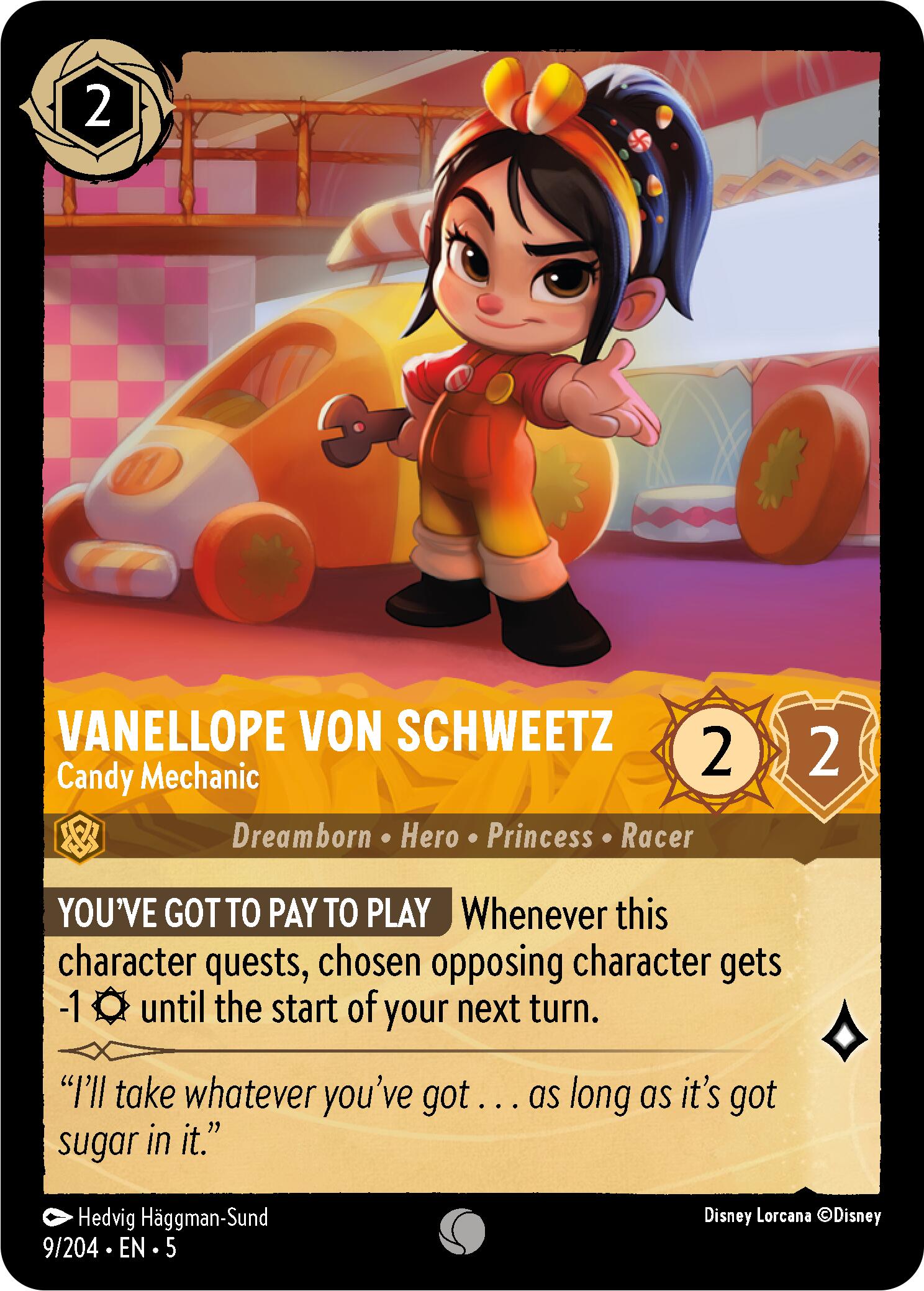 Vanellope von Schweetz - Candy Mechanic (9/204) [Shimmering Skies] | Total Play
