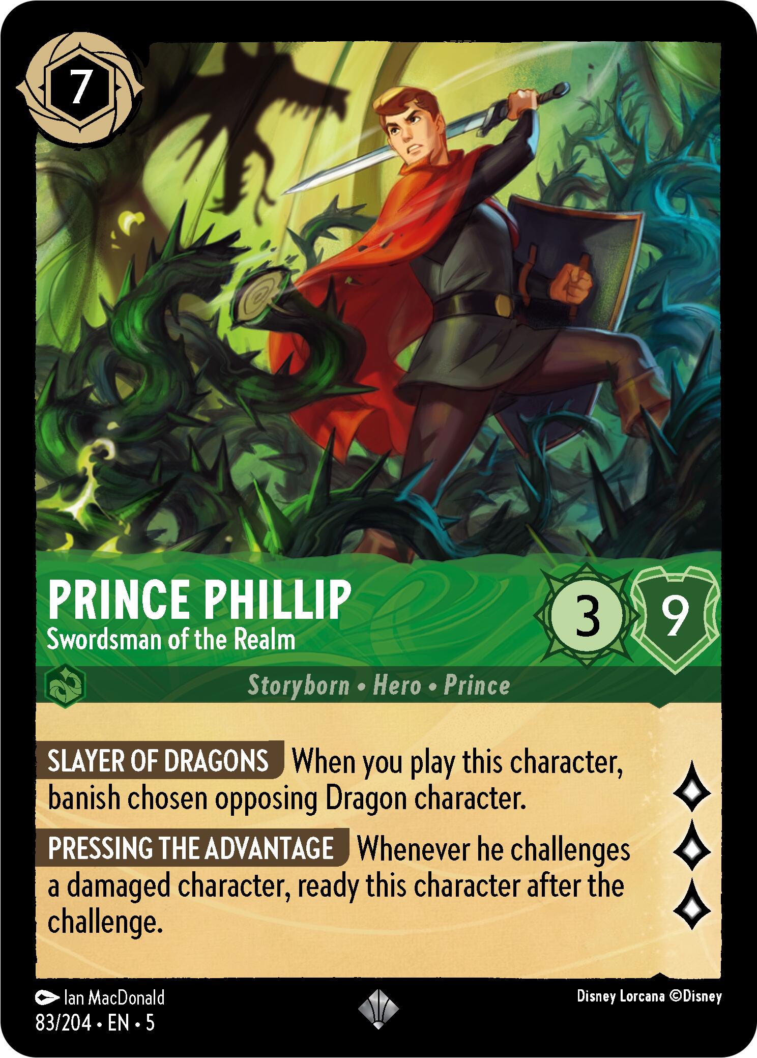 Prince Phillip - Swordsman of the Realm (83/204) [Shimmering Skies] | Total Play