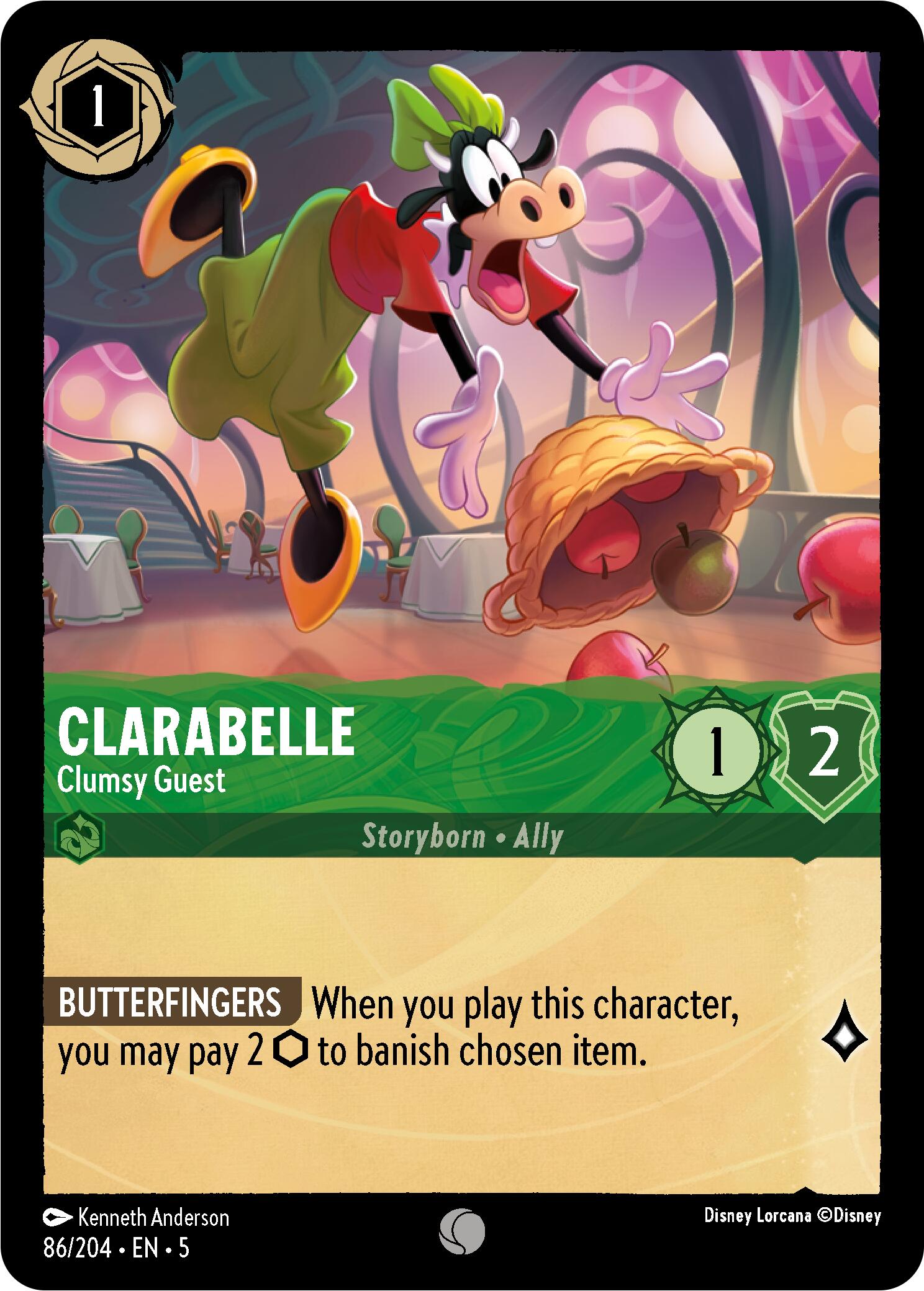 Clarabelle - Clumsy Guest (86/204) [Shimmering Skies] | Total Play