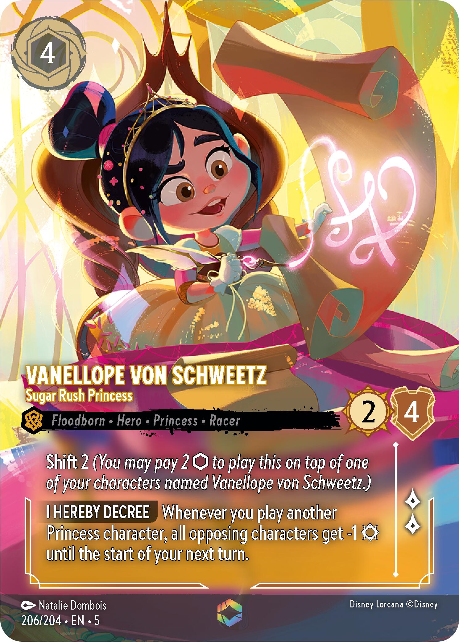 Vanellope von Schweetz - Sugar Rush Princess (Enchanted) (206/204) [Shimmering Skies] | Total Play