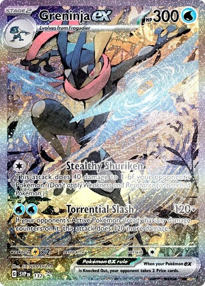 Greninja ex (132) [Scarlet & Violet: Black Star Promos] | Total Play