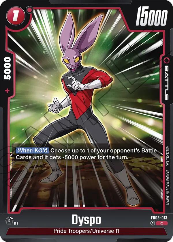 Dyspo (FB03-013) [Raging Roar] | Total Play