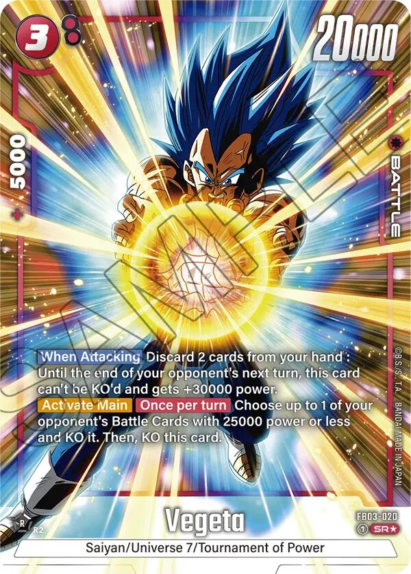 Vegeta (FB03-020) (Alternate Art) [Raging Roar] | Total Play