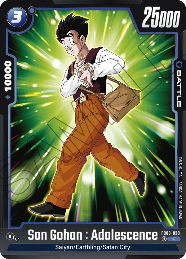 Son Gohan : Adolescence (FB03-038) [Raging Roar] | Total Play