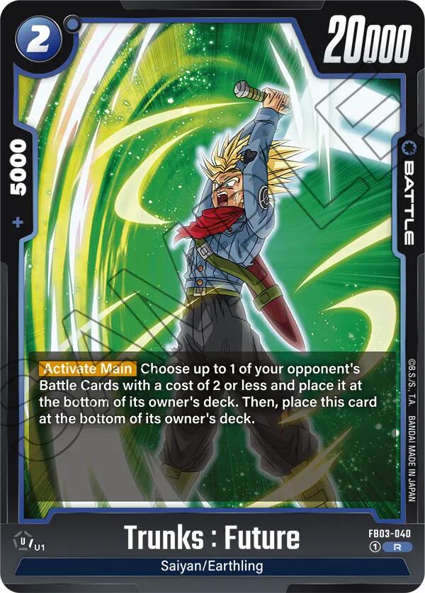 Trunks : Future [Raging Roar] | Total Play