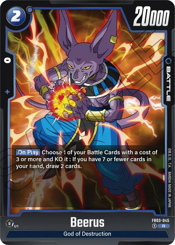 Beerus (FB03-045) [Raging Roar] | Total Play