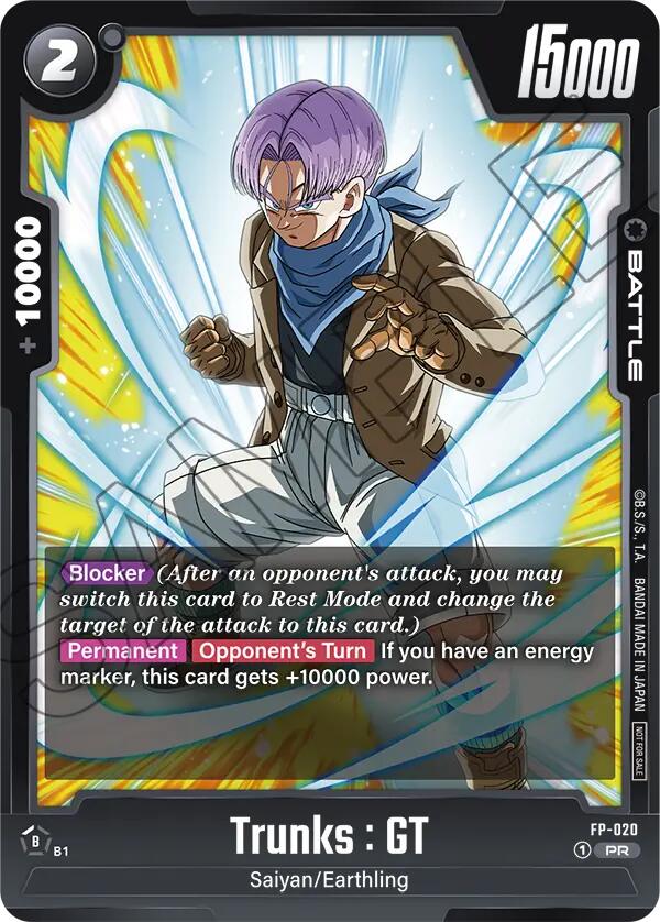 Trunks : GT (FP-020) [Fusion World Promotion Cards] | Total Play