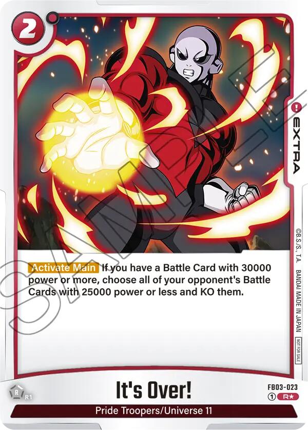 It's Over! (FB03-023) (Championship Pack 02) [Fusion World Tournament Cards] | Total Play