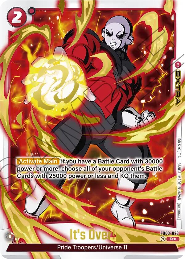 It's Over! (FB03-023) (Championship Pack 02) (Gold) [Fusion World Tournament Cards] | Total Play