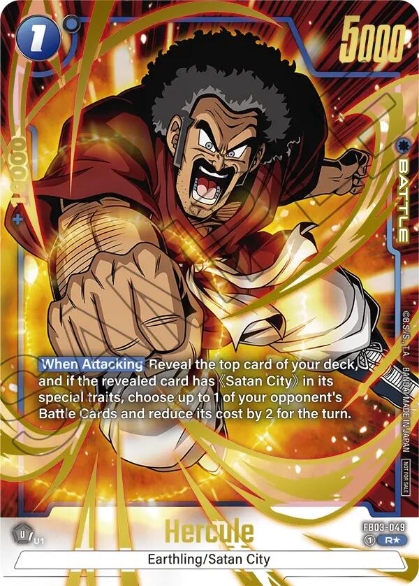 Hercule (FB03-049) (Championship Pack 02) (Gold) [Fusion World Tournament Cards] | Total Play