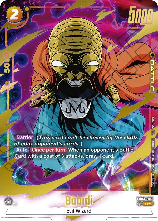Babidi (FB03-083) (Championship Pack 02) (Gold) [Fusion World Tournament Cards] | Total Play