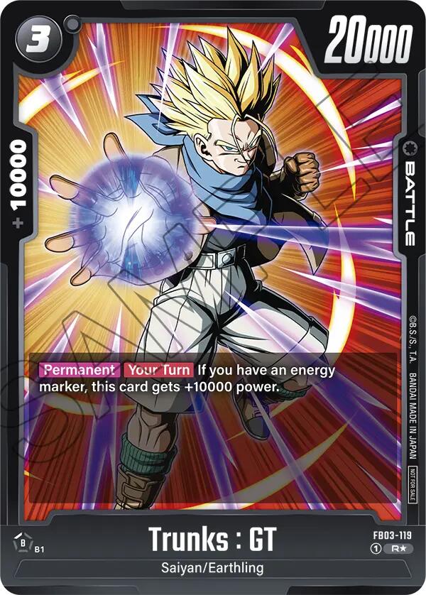 Trunks : GT (FB03-119) (Championship Pack 02) [Fusion World Tournament Cards] | Total Play