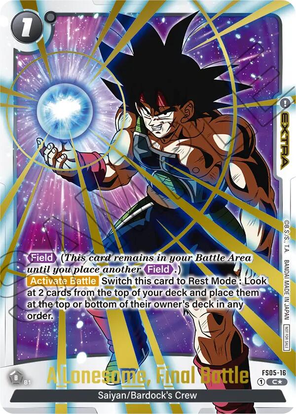 A Lonesome, Final Battle (FS05-16) (Championship Pack 02) (Gold) [Fusion World Tournament Cards] | Total Play