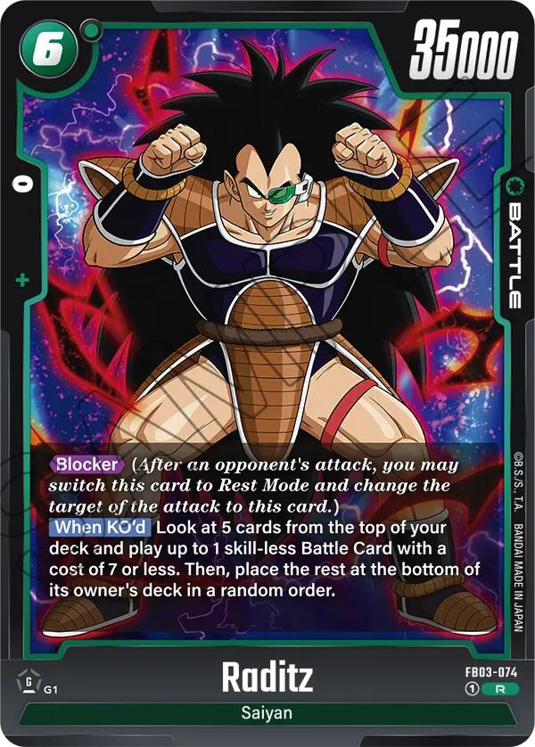 Raditz (FB03-074) [Raging Roar] | Total Play