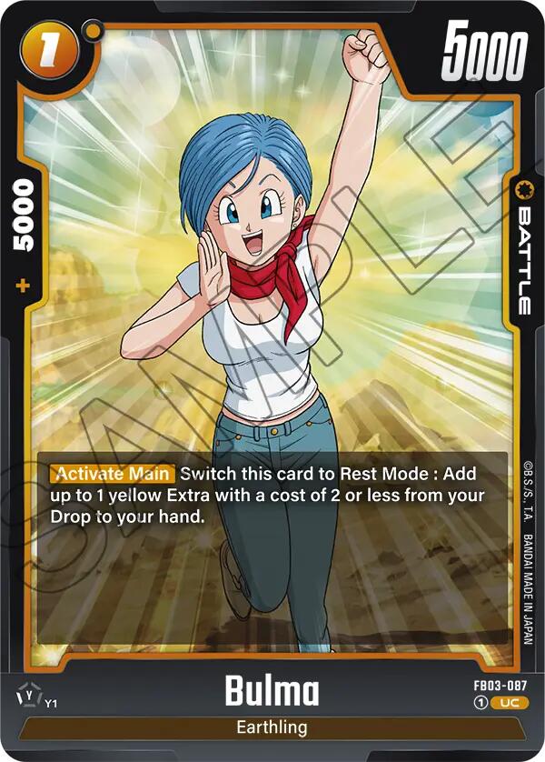 Bulma (FB03-087) [Raging Roar] | Total Play