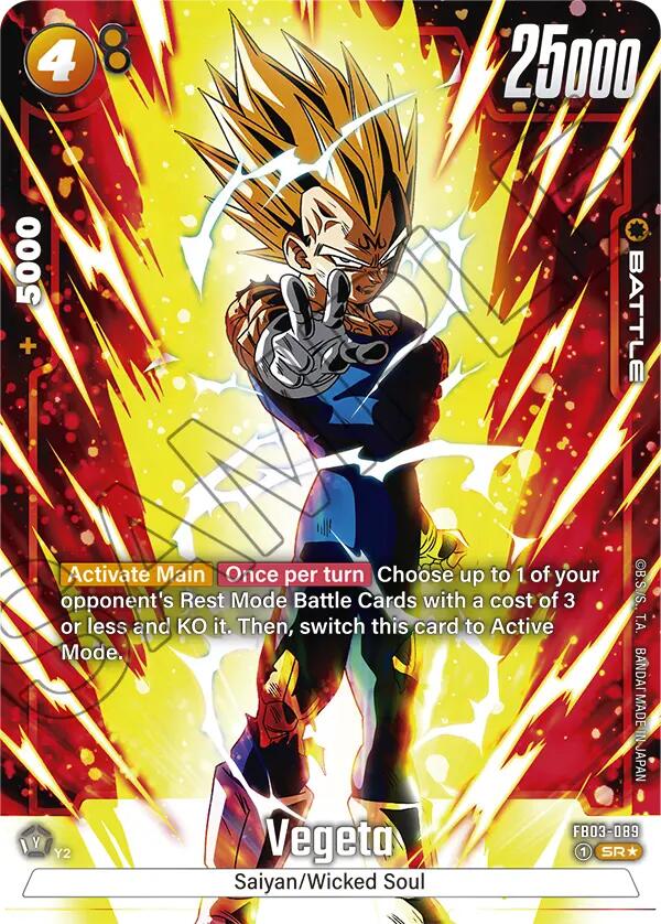 Vegeta (FB03-089) (Alternate Art) [Raging Roar] | Total Play