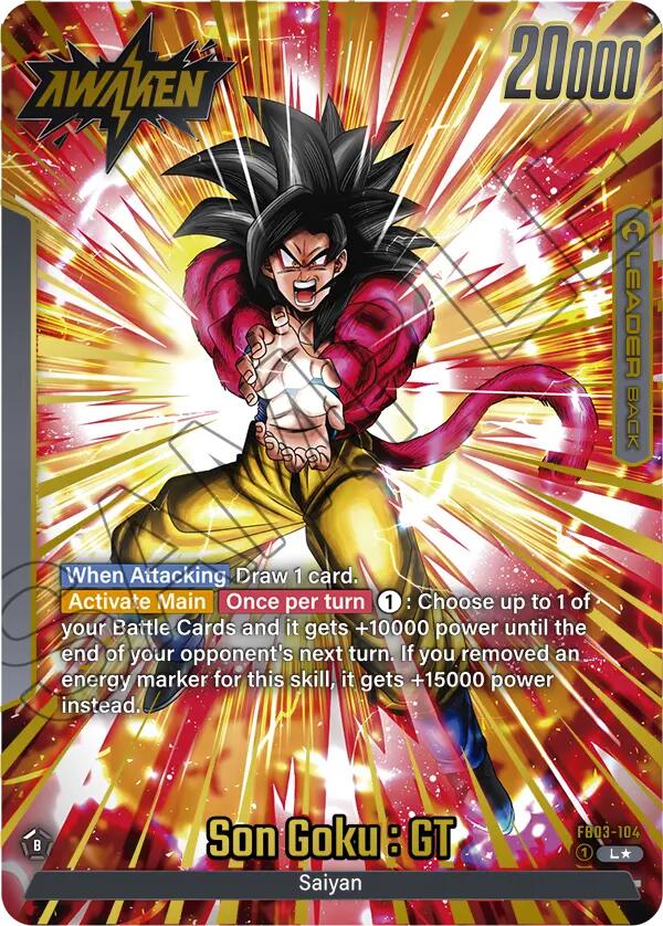 Son Goku : GT (FB03-104) (Alternate Art) [Raging Roar] | Total Play