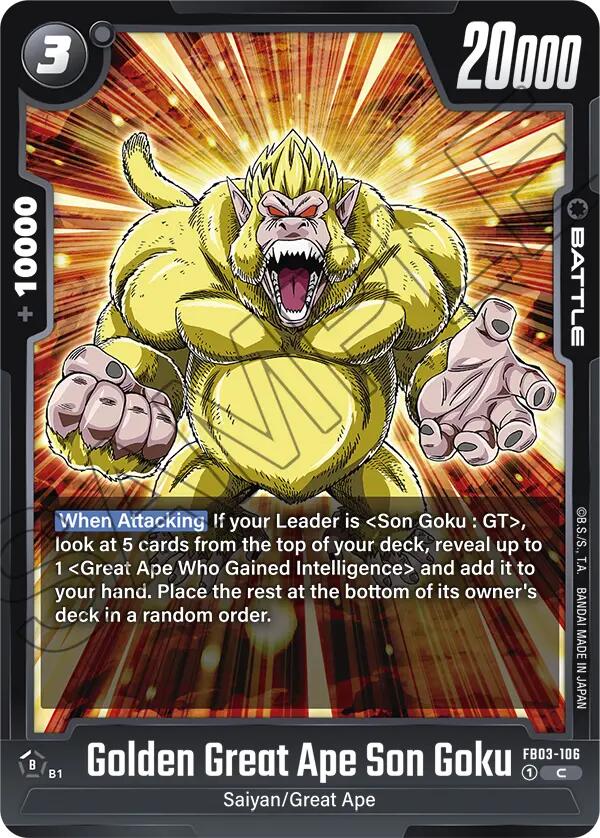 Golden Great Ape Son Goku [Raging Roar] | Total Play