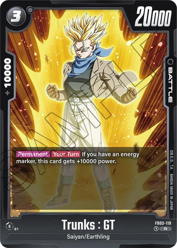Trunks : GT (FB03-119) [Raging Roar] | Total Play