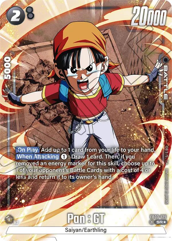 Pan : GT (FB03-125) (Alternate Art) [Raging Roar] | Total Play