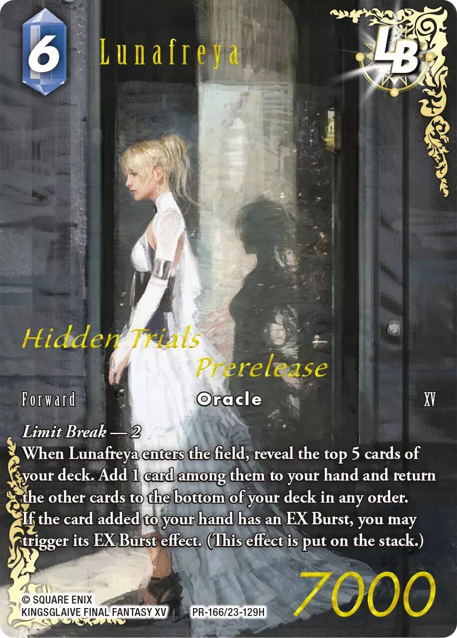 Lunafreya LB (Prerelease Promo) [Promo Cards] | Total Play