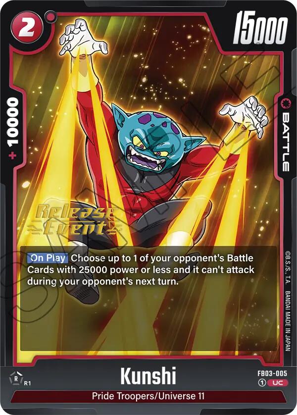 Kunshi [Raging Roar Release Event Cards] | Total Play