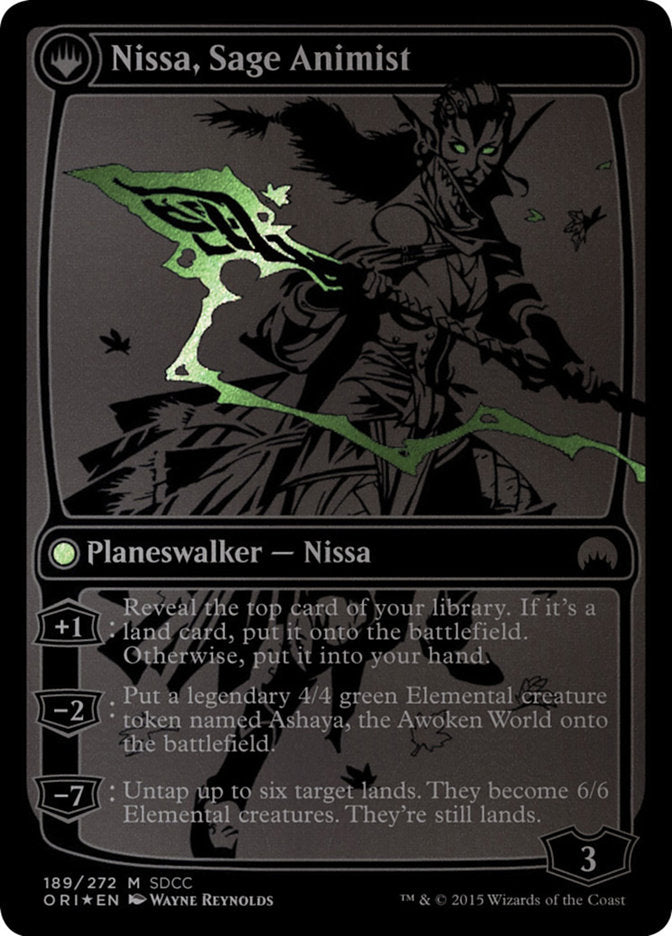 Nissa, Vastwood Seer // Nissa, Sage Animist [San Diego Comic-Con 2015] | Total Play