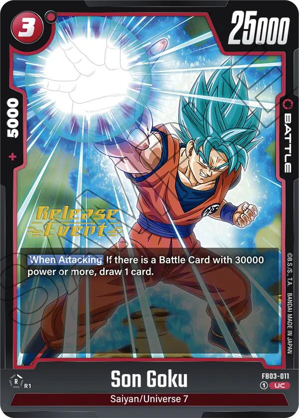 Son Goku (FB03-011) [Raging Roar Release Event Cards] | Total Play