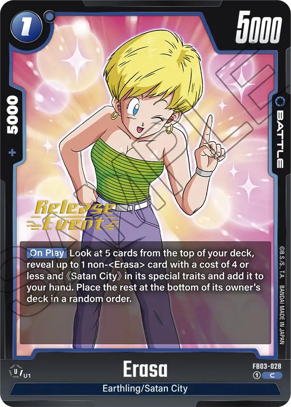 Erasa [Raging Roar Release Event Cards] | Total Play