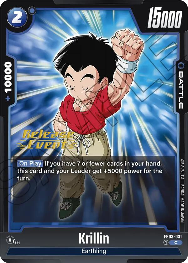 Krillin [Raging Roar Release Event Cards] | Total Play