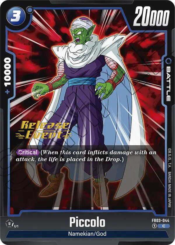 Piccolo (FB03-044) [Raging Roar Release Event Cards] | Total Play