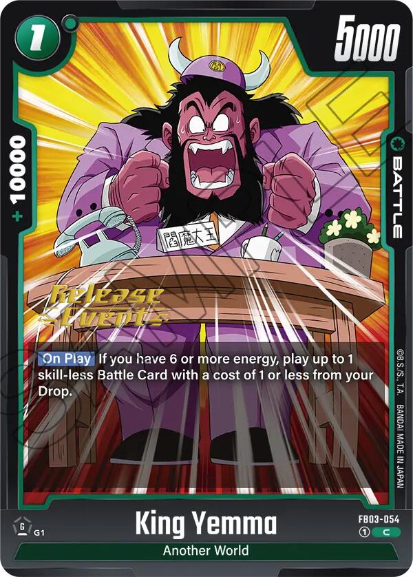 King Yemma [Raging Roar Release Event Cards] | Total Play