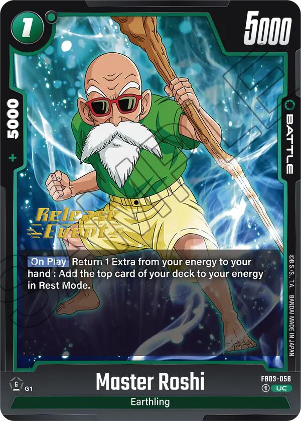 Master Roshi [Raging Roar Release Event Cards] | Total Play
