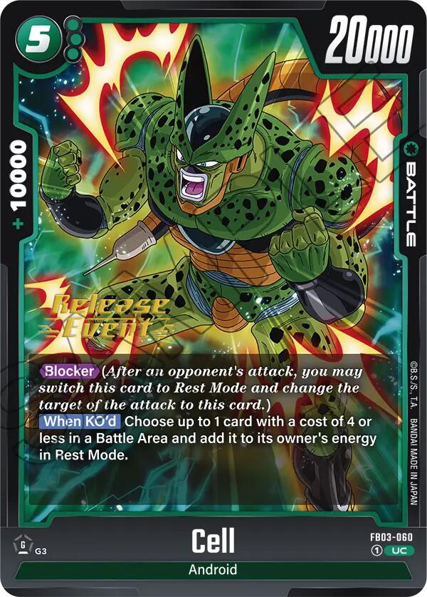 Cell (FB03-060) [Raging Roar Release Event Cards] | Total Play