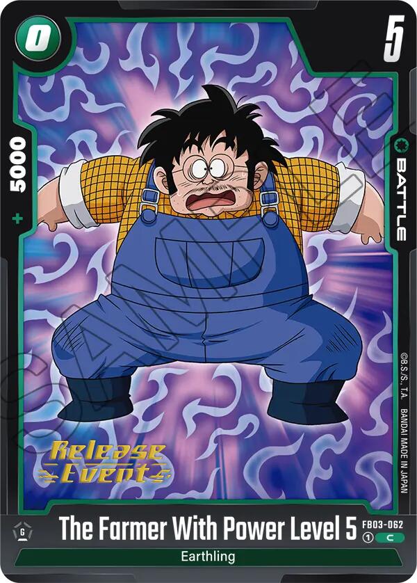 The Farmer With Power Level 5 [Raging Roar Release Event Cards] | Total Play