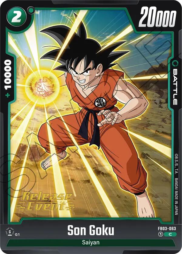 Son Goku (FB03-063) [Raging Roar Release Event Cards] | Total Play