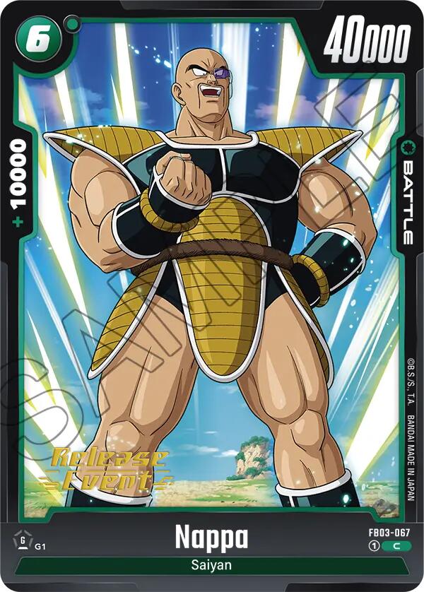 Nappa [Raging Roar Release Event Cards] | Total Play