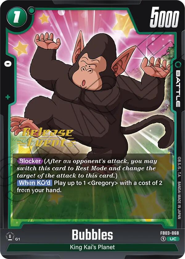 Bubbles [Raging Roar Release Event Cards] | Total Play