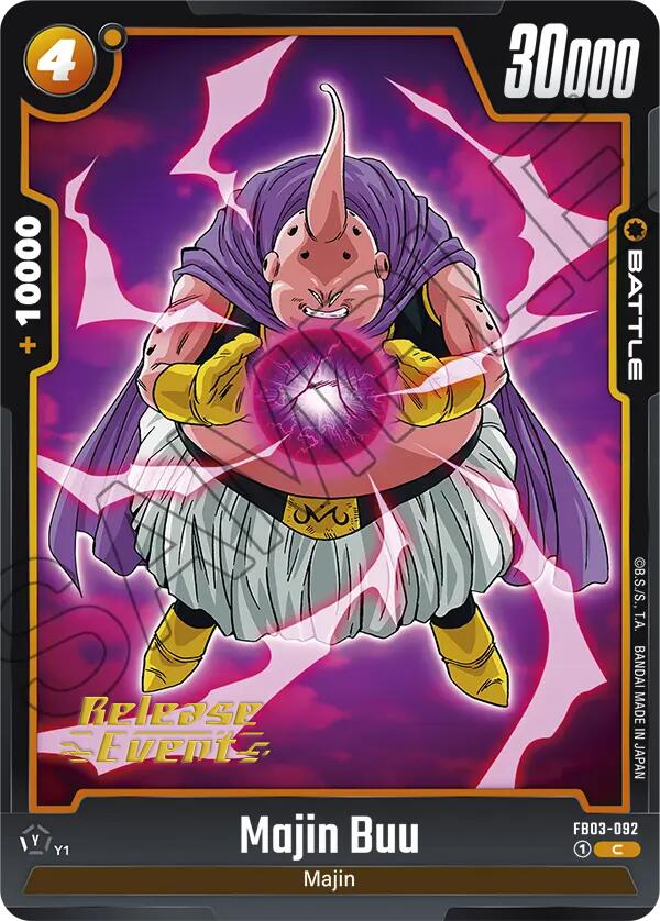 Majin Buu (FB03-092) [Raging Roar Release Event Cards] | Total Play