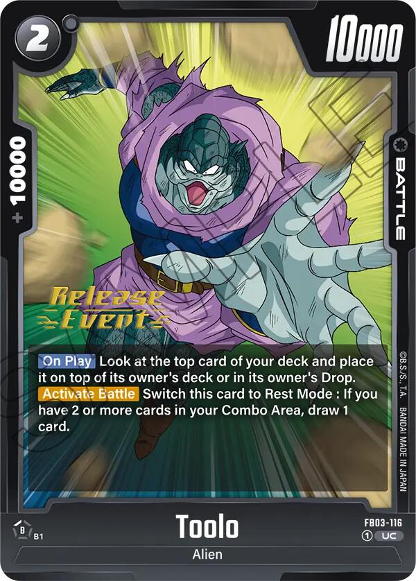 Toolo [Raging Roar Release Event Cards] | Total Play
