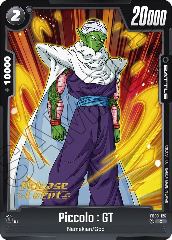 Piccolo : GT [Raging Roar Release Event Cards] | Total Play