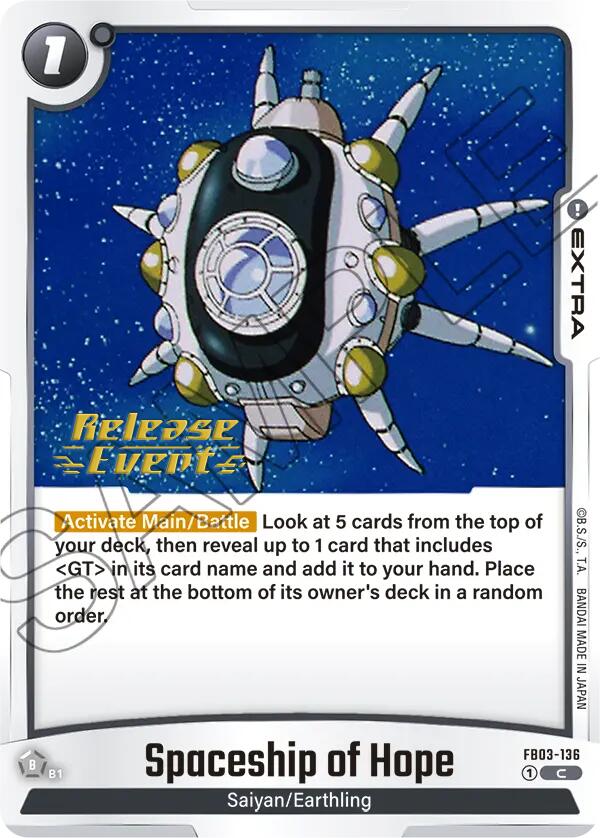 Spaceship of Hope [Raging Roar Release Event Cards] | Total Play